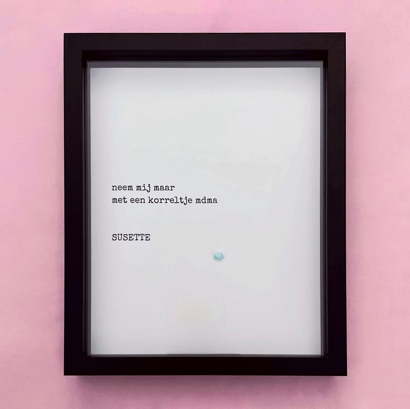 gedicht mdma xtc poster kopen ikdichterbij